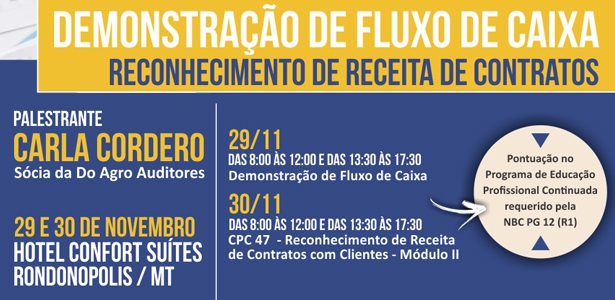 Demonstração de Fluxo de Caixa Rondonópolis/MT